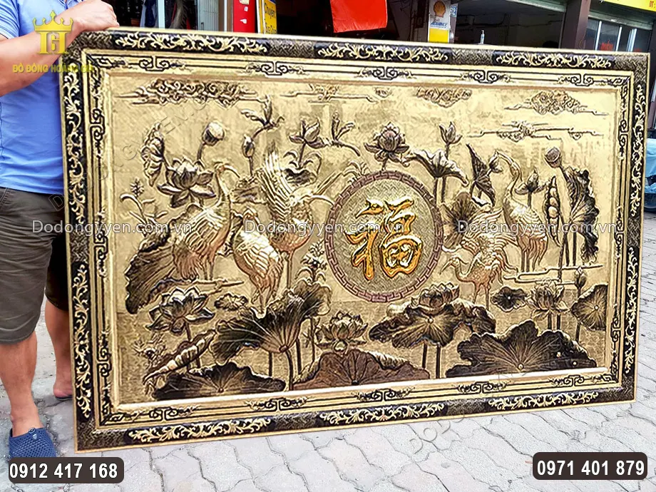 Tranh th&iacute;ch hợp treo kh&ocirc;ng gian ph&ograve;ng kh&aacute;ch, ph&ograve;ng thờ hay ph&ograve;ng l&agrave;m việc